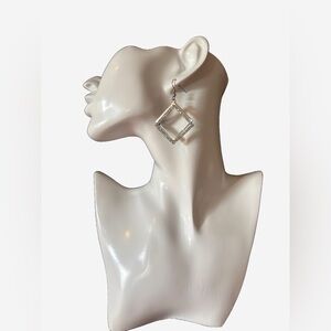 3/$15 - Square Rhinestone Earrings